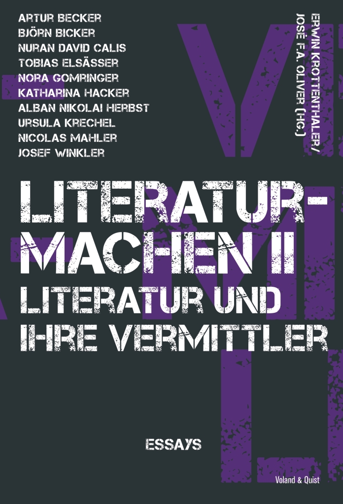 Erwin Krottenthaler (Hg): Literaturnachen II // Quelle: Voland & Quist